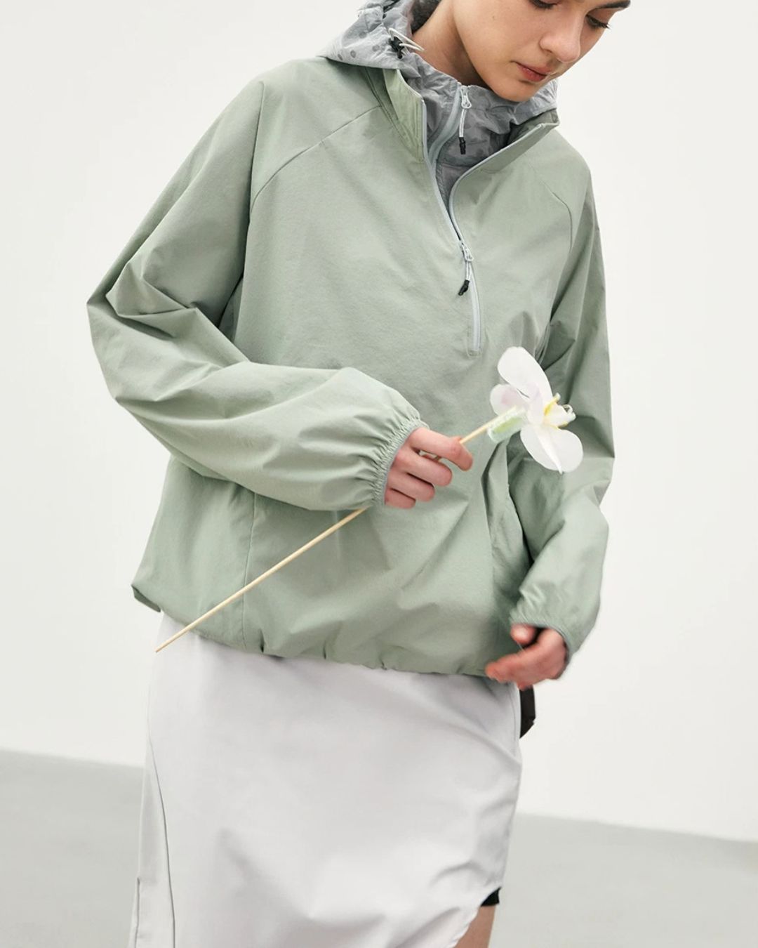 Layered Anorak Nylon Jacket　JK258