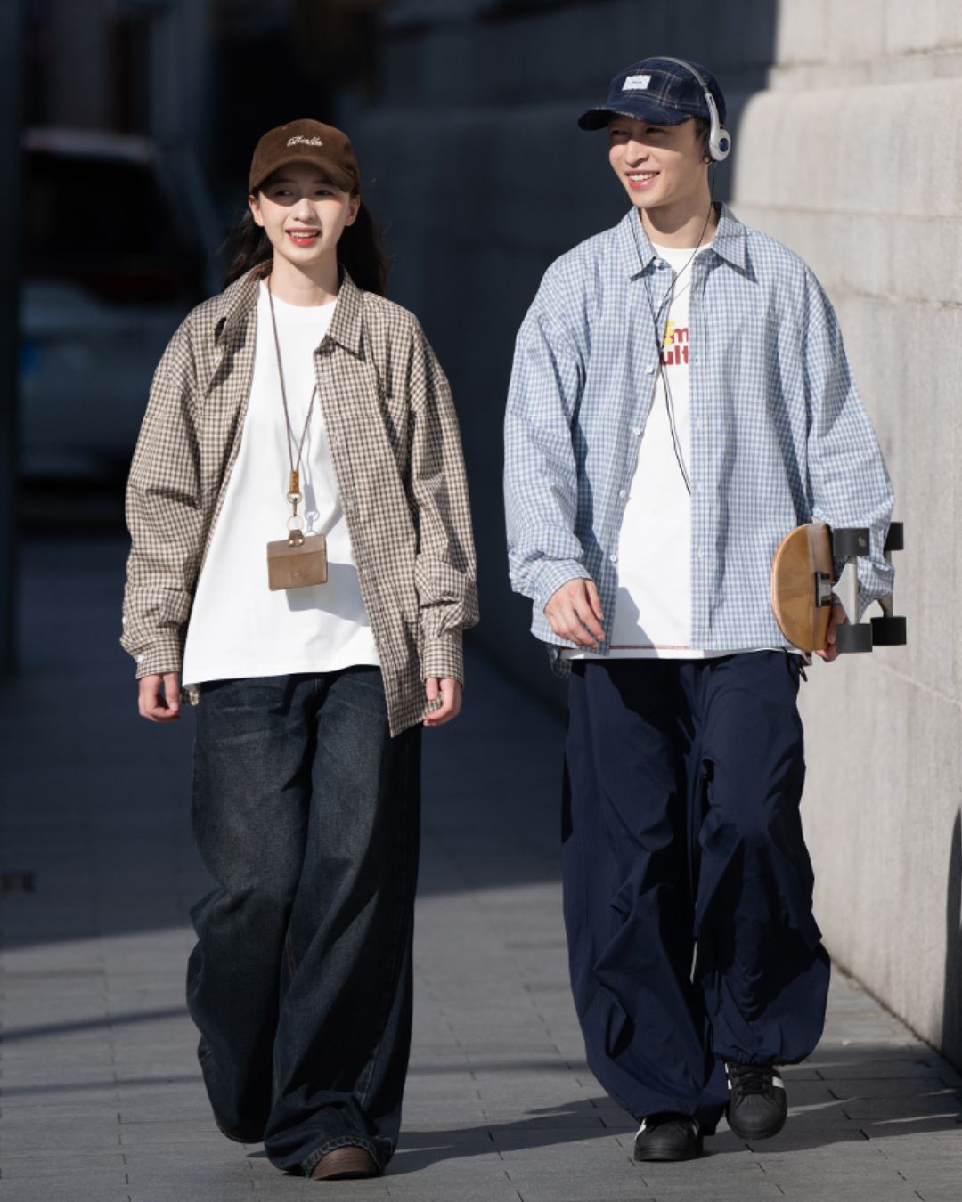 Drop Shoulder Check Shirt　LS102
