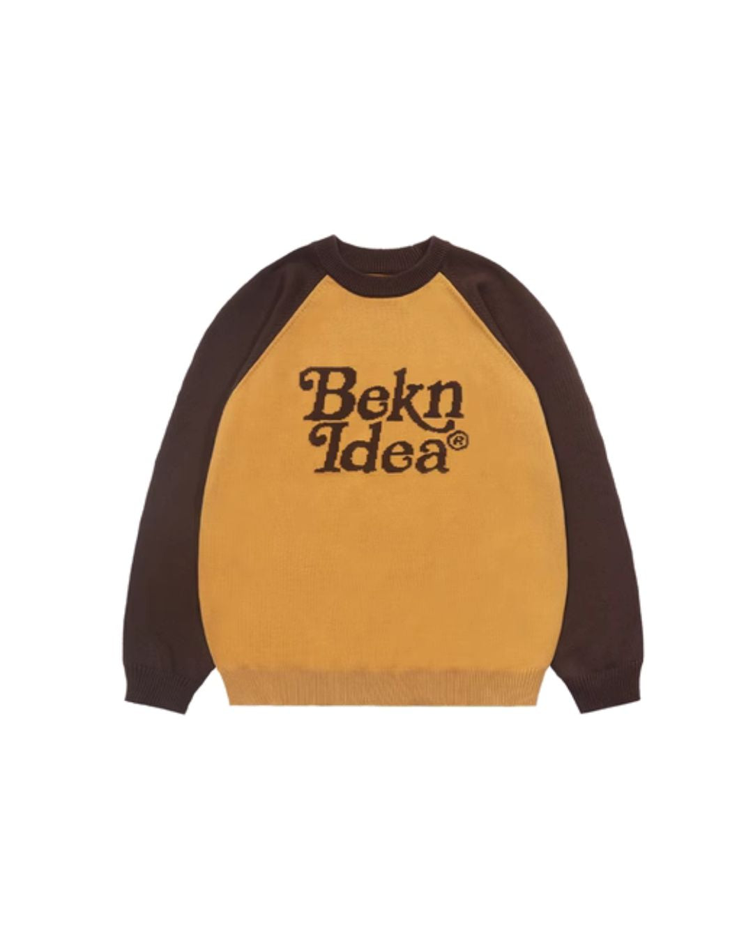 Raglan Sleeve Logo Sweater　KN025