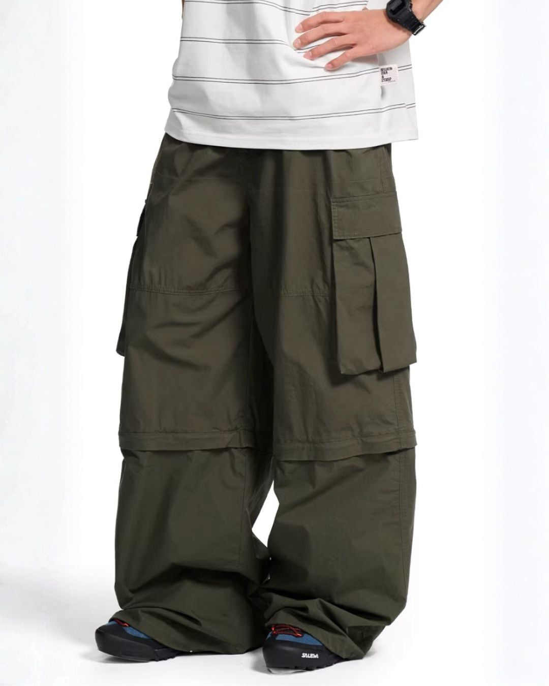 2-Way Wide Cargo Pants　WP096