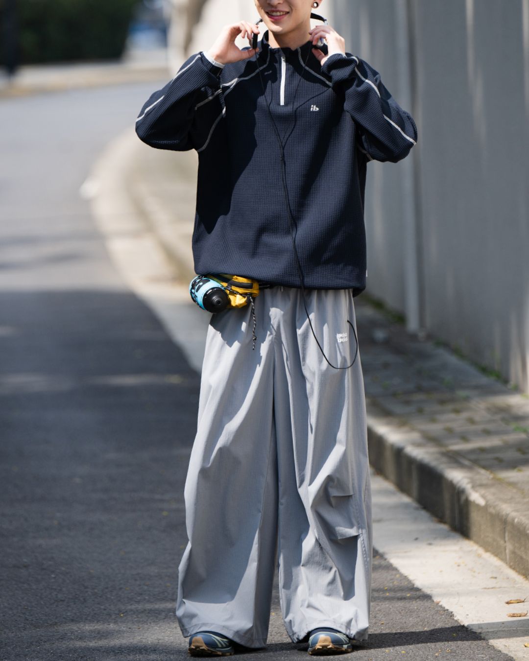 Wide Parachute Pants　WP088
