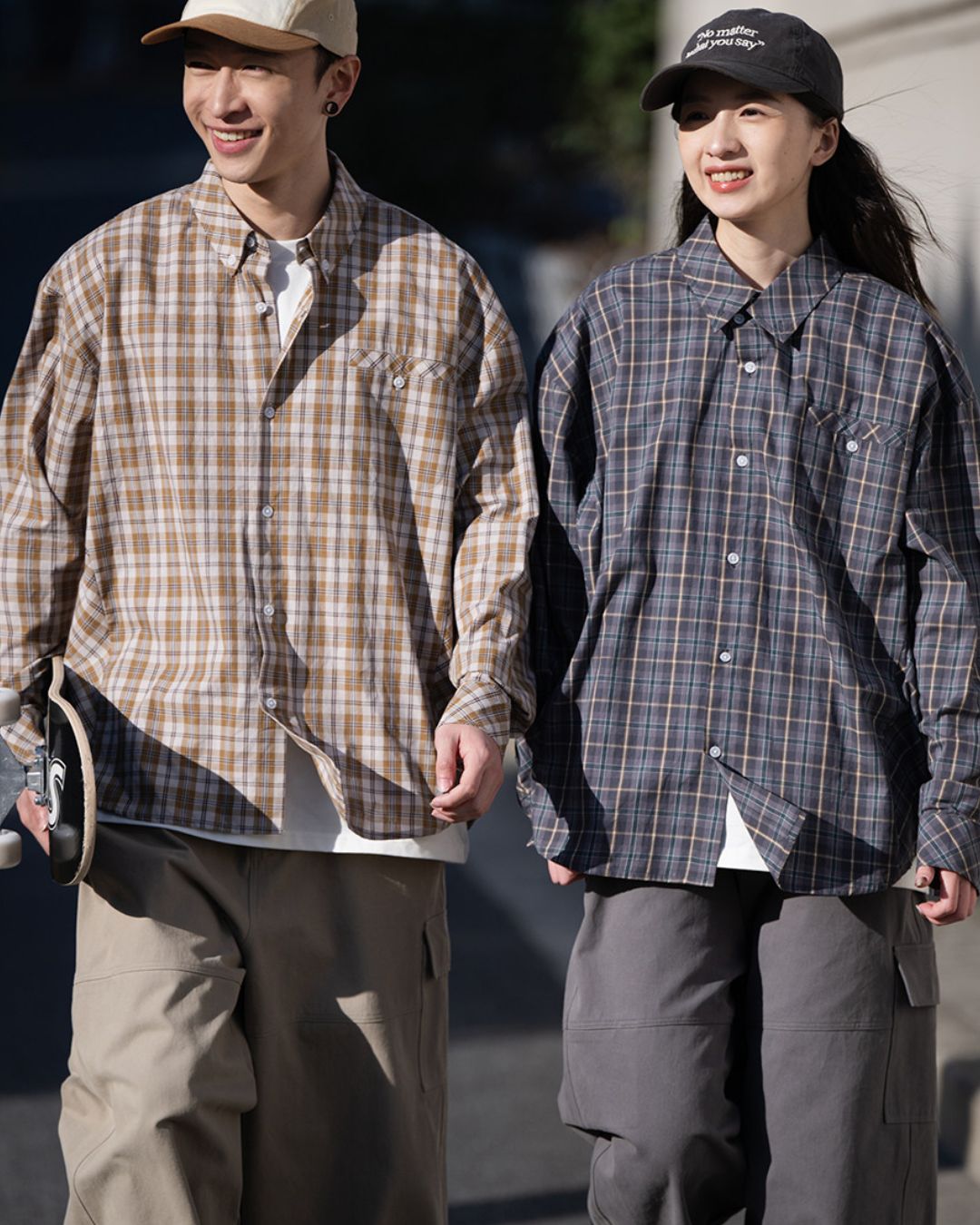 【予約販売】Pure Cotton Checked Shirt　LS104