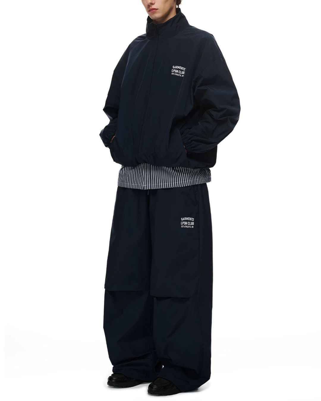 Panel Wide Track Pants　WP129