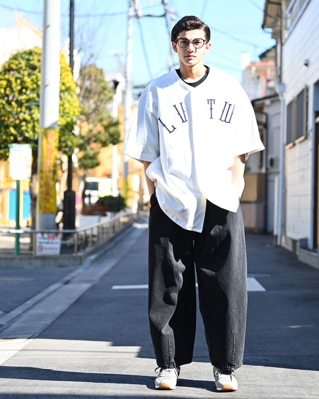 No-collar Baseball Shirt　SS064