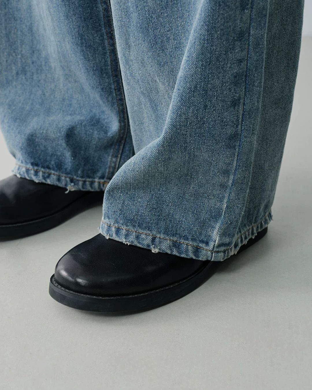 Vintage Washed Wide Jeans　DP061