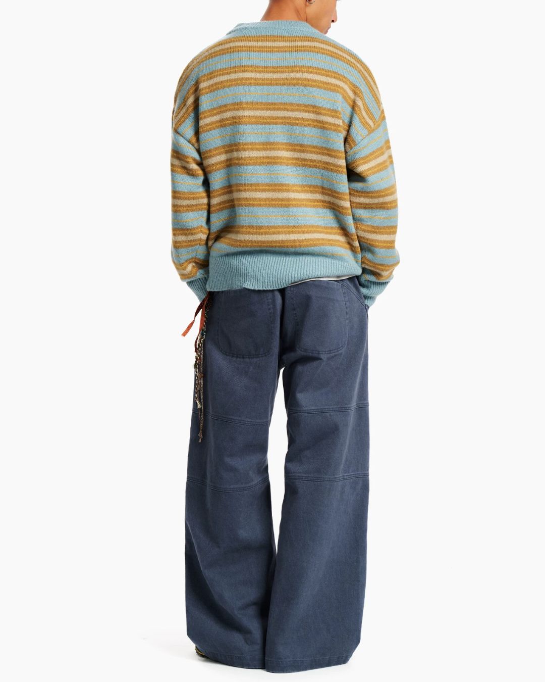 Retro Stripe Crewneck Knit　KN060