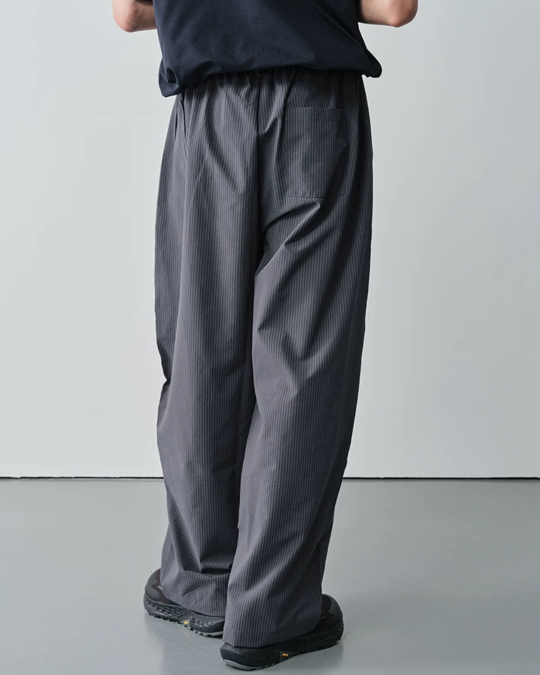 Seersucker Stripe Wide Pants　WP109