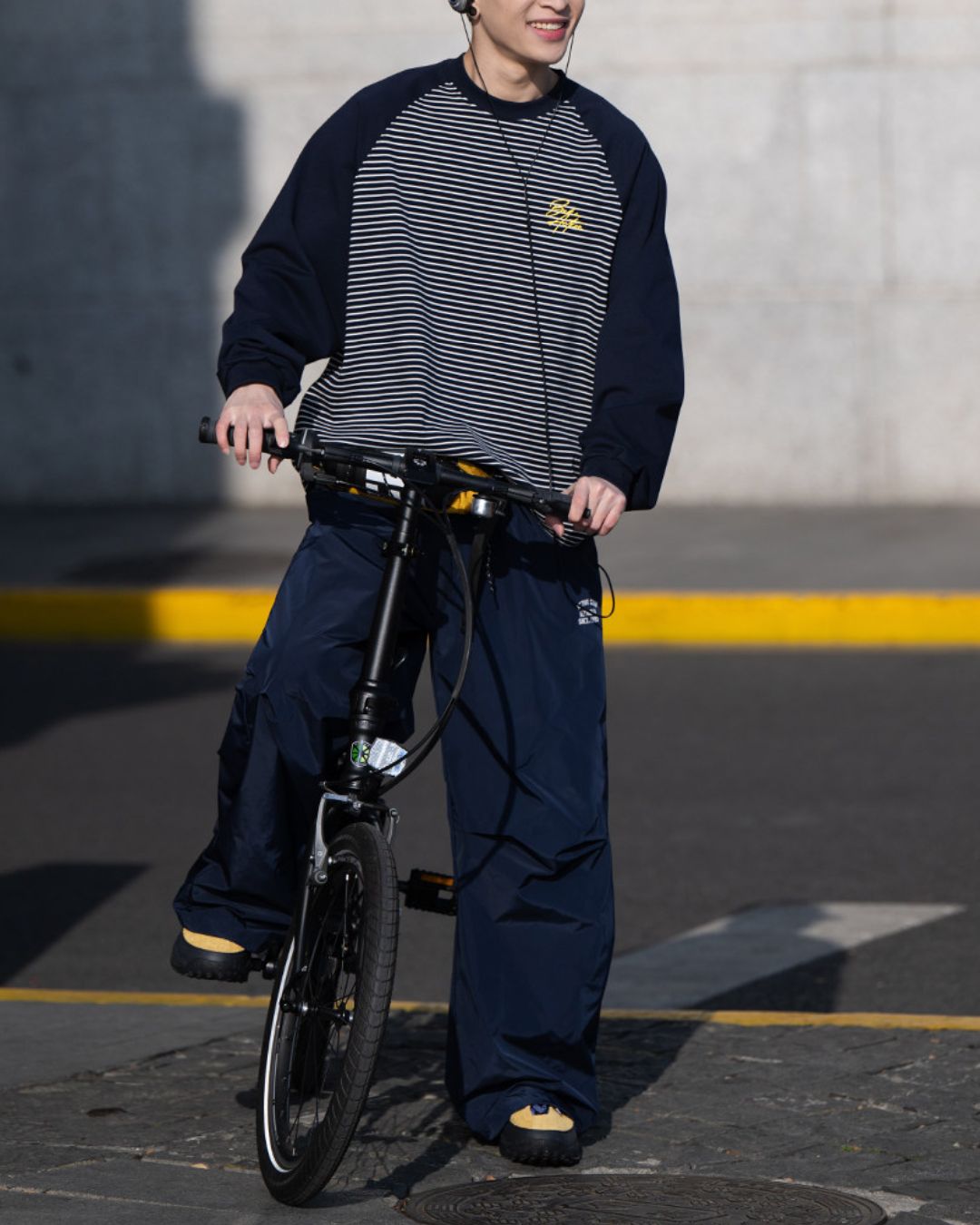 【10日以内お届け】Knee Dart Drawstring Pants　WP094