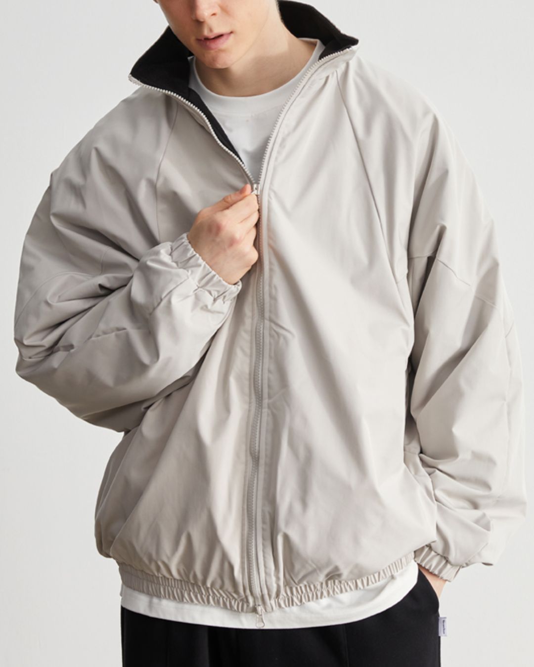 【10日以内お届け】Double Zipper Fleece Jacket　JK245