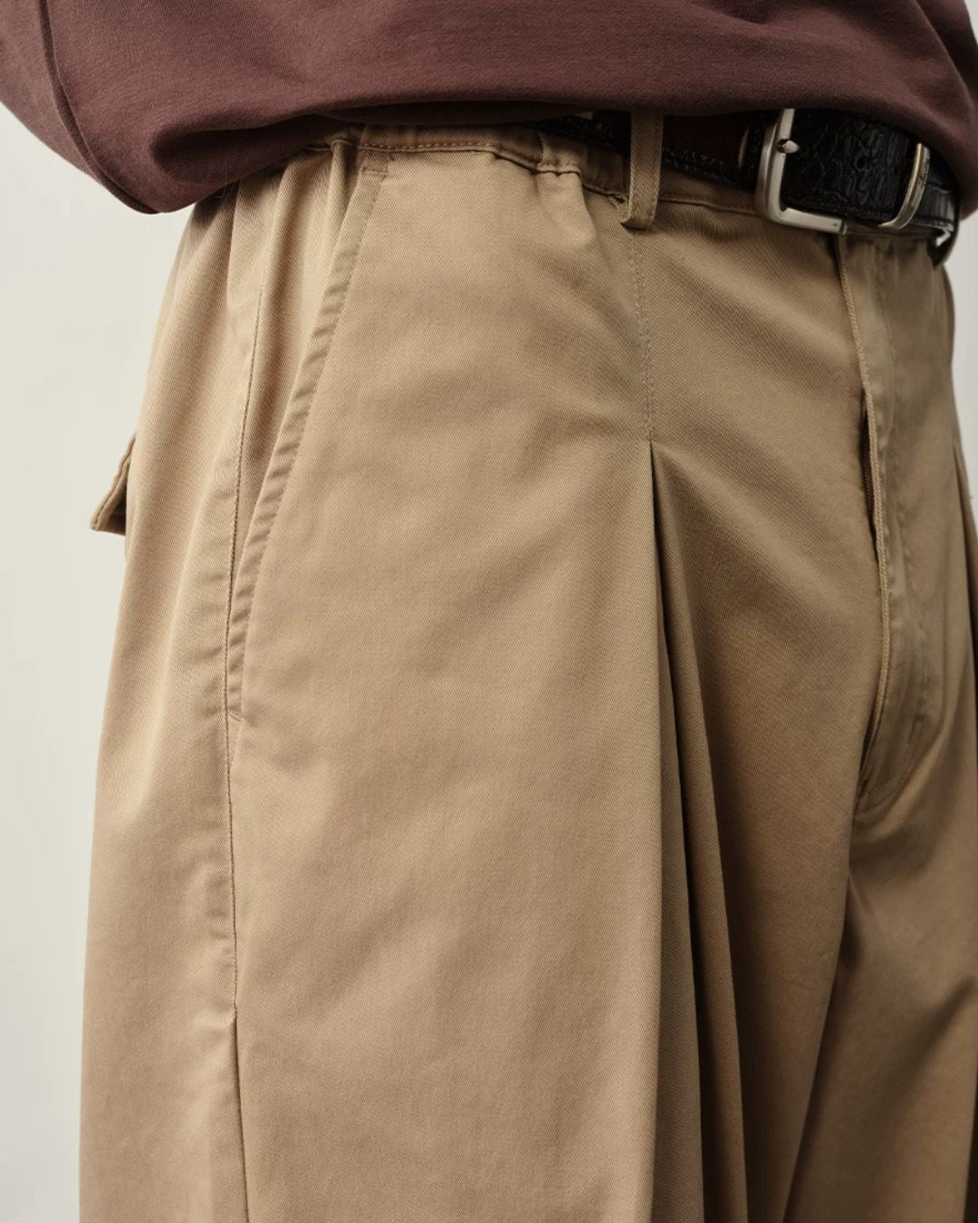 Wide Tuck A-Line Pants　WP114