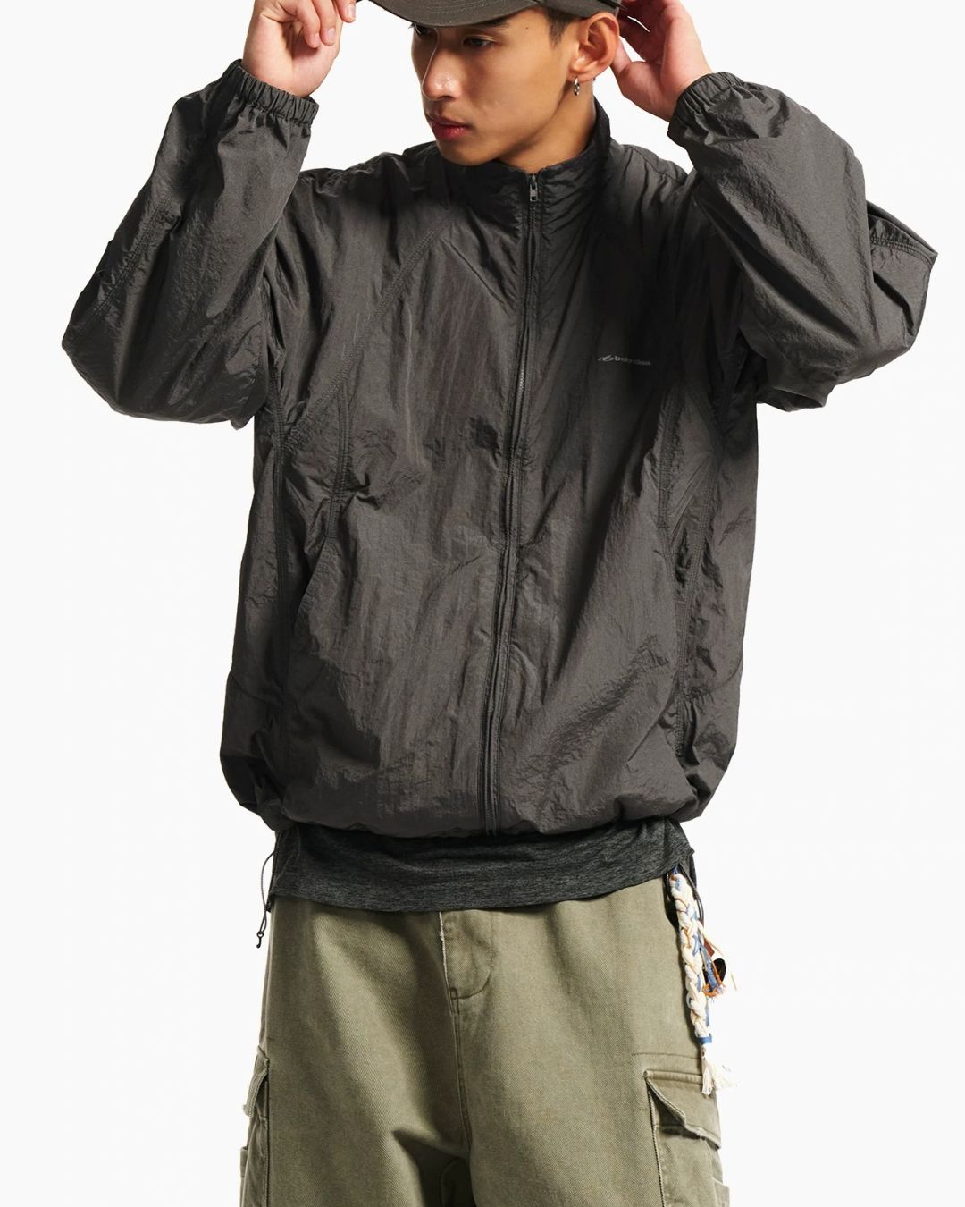 Nylon Track Jacket　JK261
