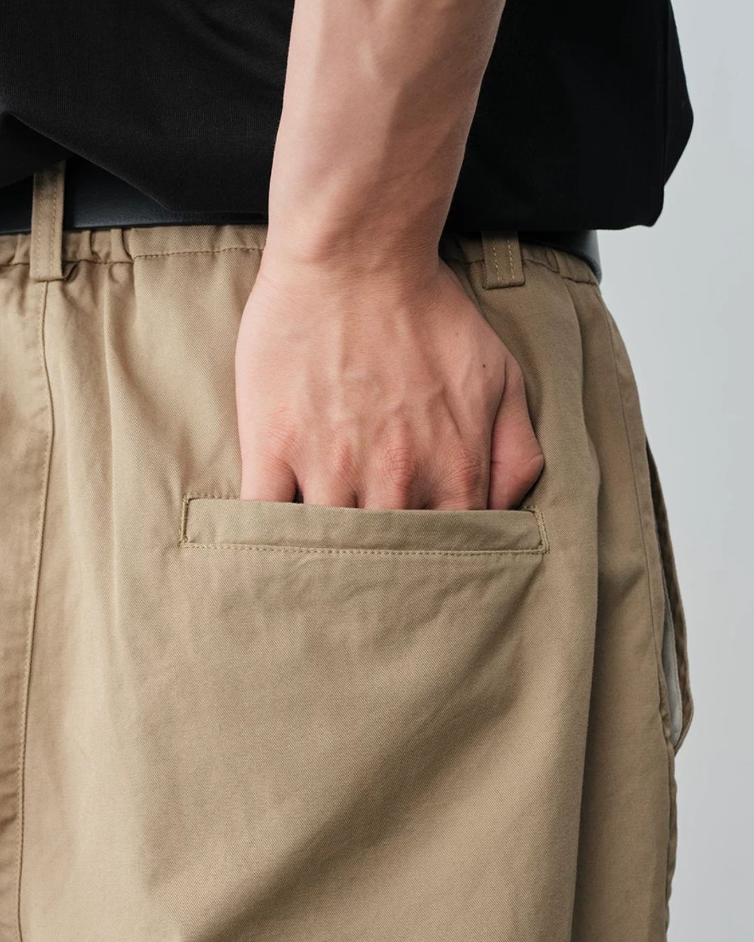 Structured Panel Wide Pants　WP115