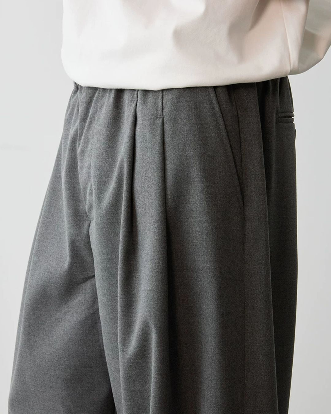 Waist String Pleated Pants　WP103