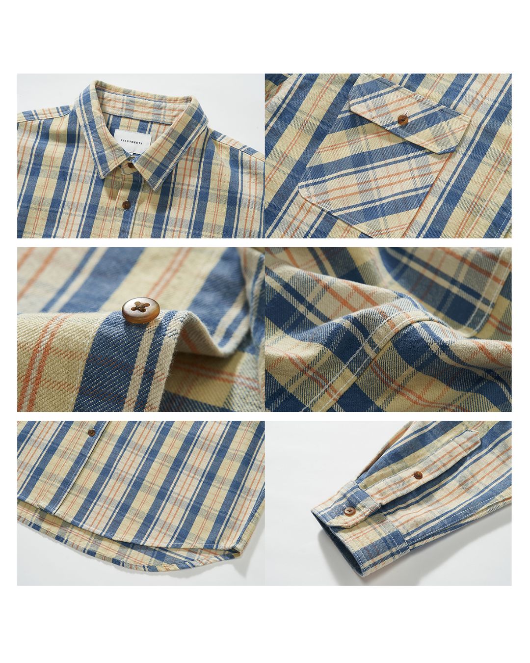 Cotton Check Shirt　LS088