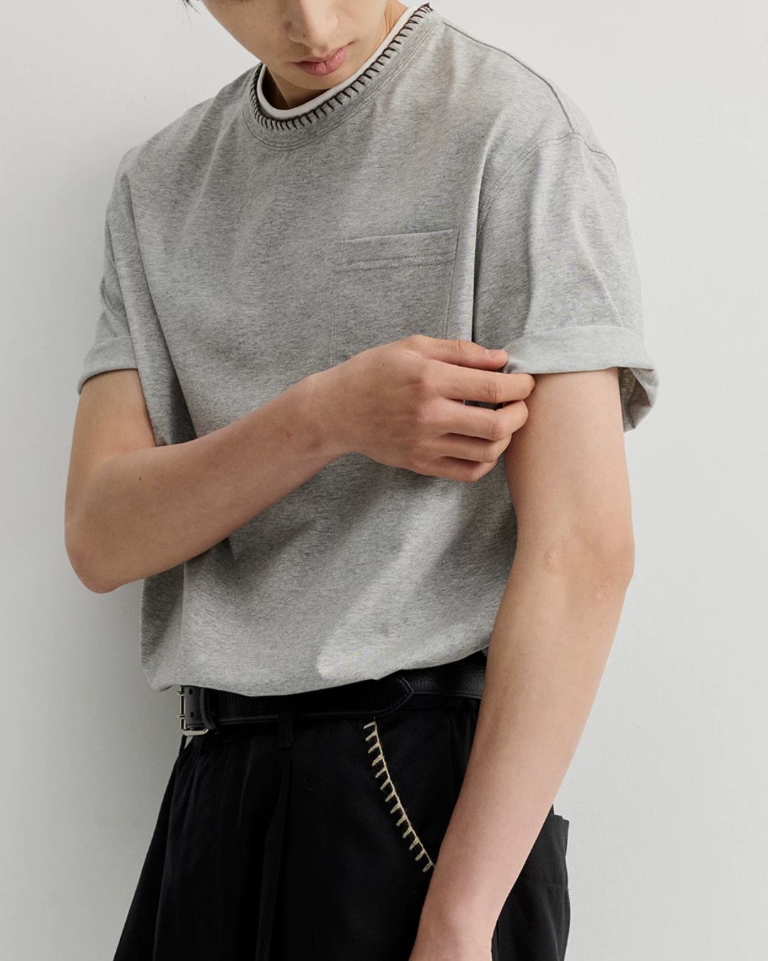 Contrast Stitch Cool T-Shirt　ST223