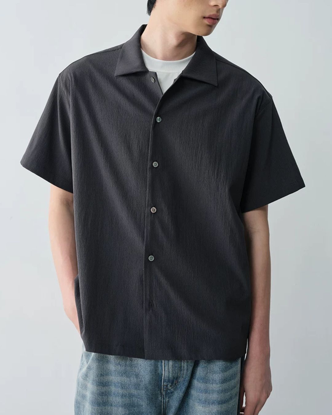 Draped Clean Fit Shirt　SS088
