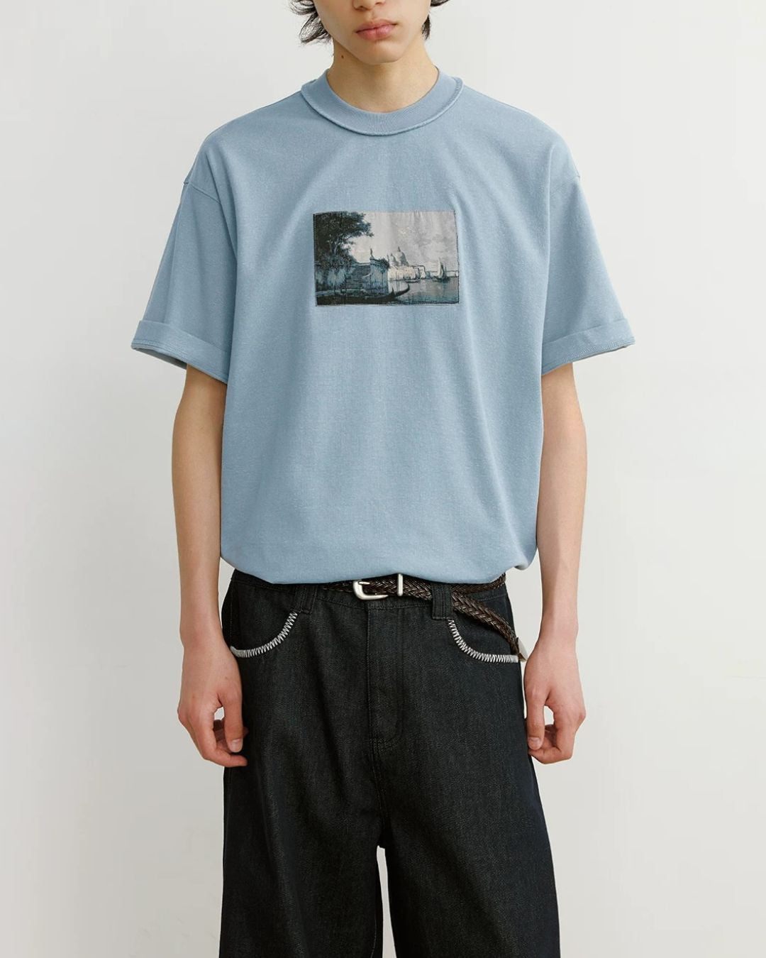 Landscape Painting T-shirt　ST197