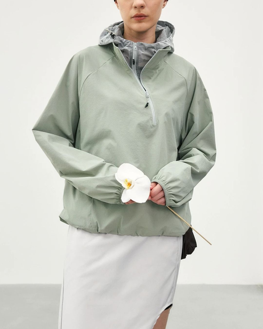 Layered Anorak Nylon Jacket　JK258