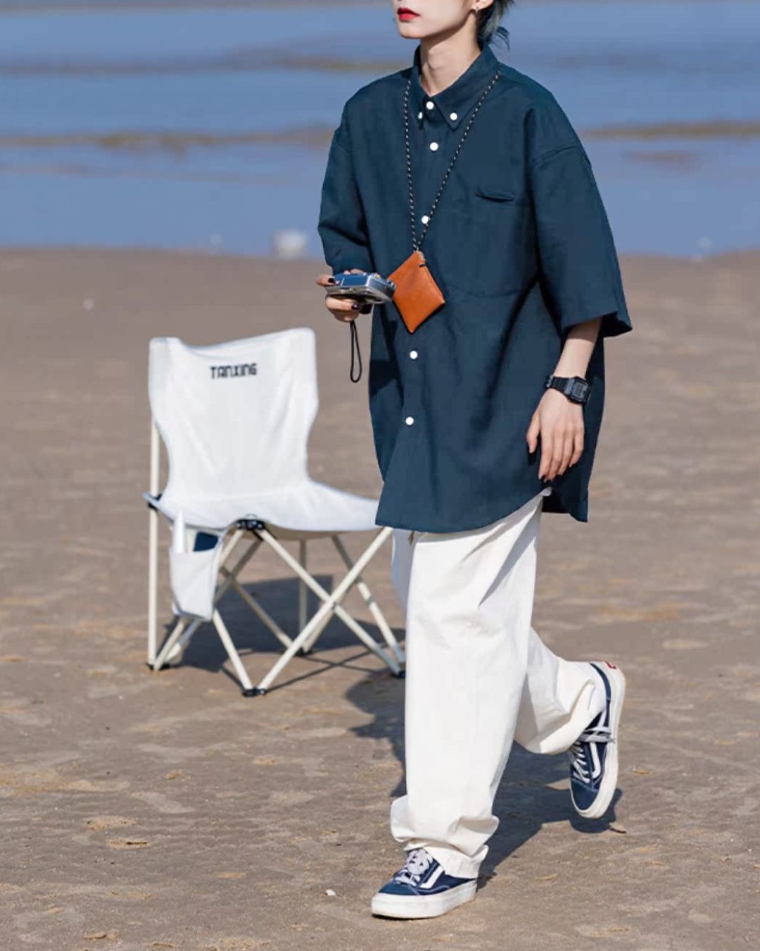 Button-Down Short Sleeve Shirt　SS013