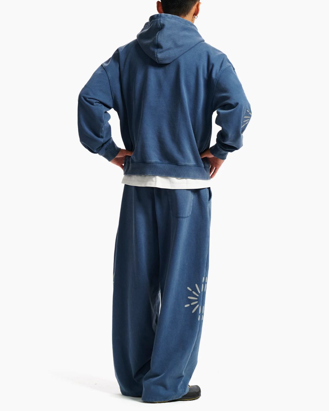Washed Sunburst Hoodie　HD082