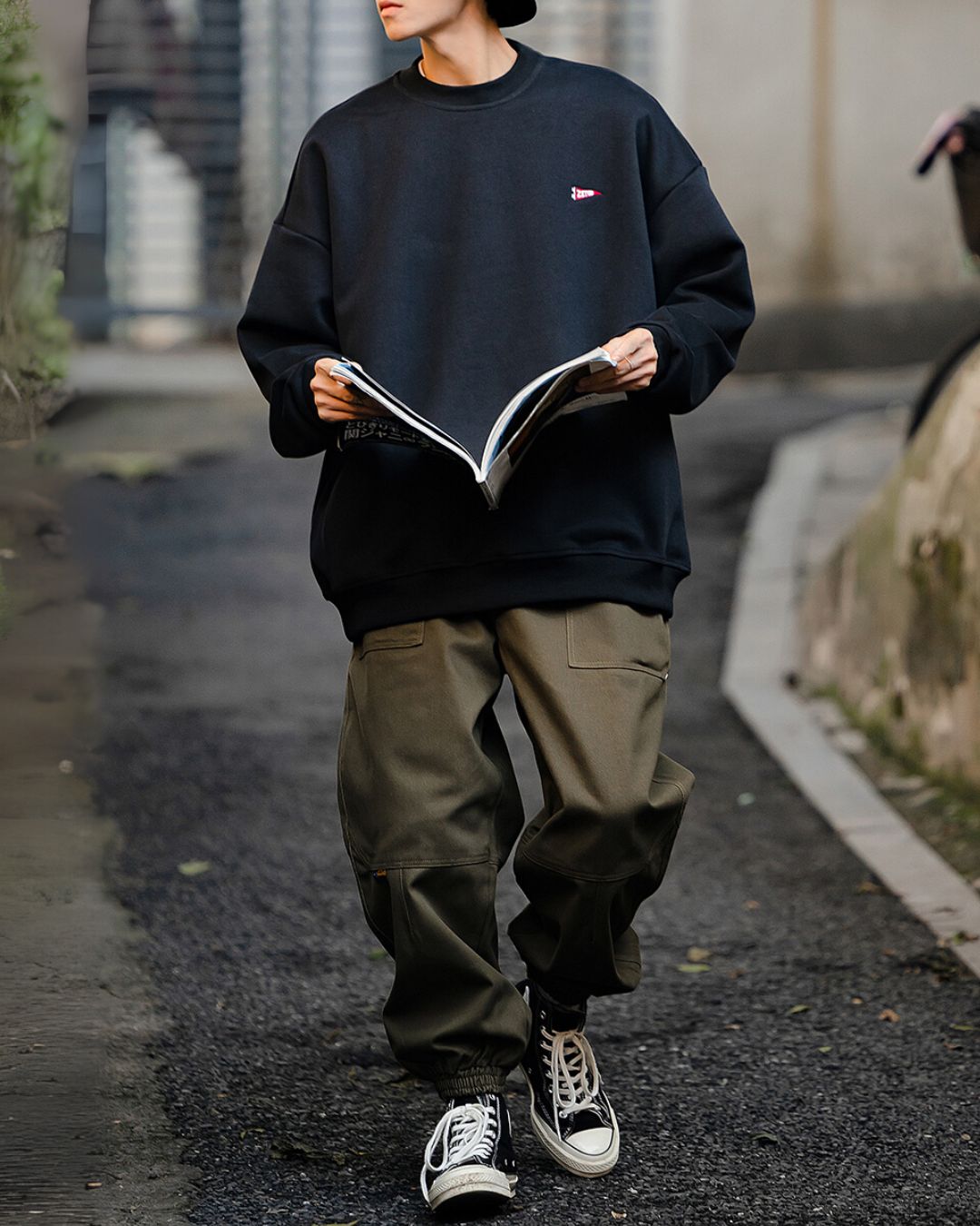 Tapered Cargo Pants　CP058