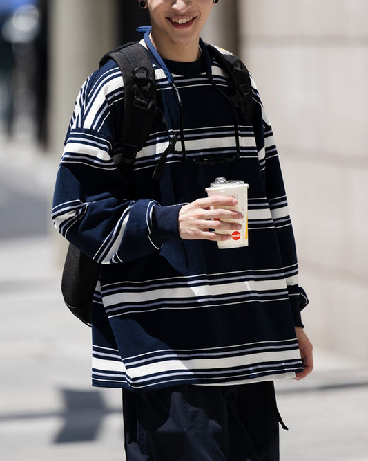 Relaxing Border T-Shirt　LT006