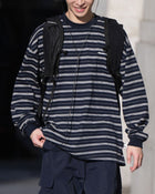 Random Border Relaxed T-shirt　LT075