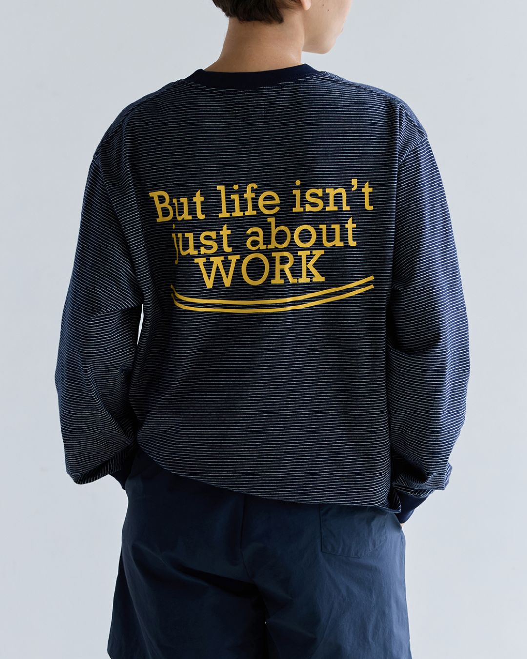 Back Logo Border T-shirt　LT077