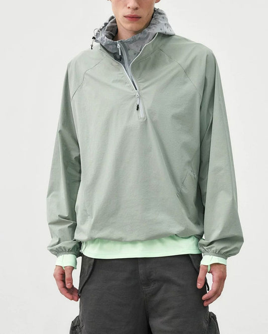 Layered Anorak Nylon Jacket　JK258
