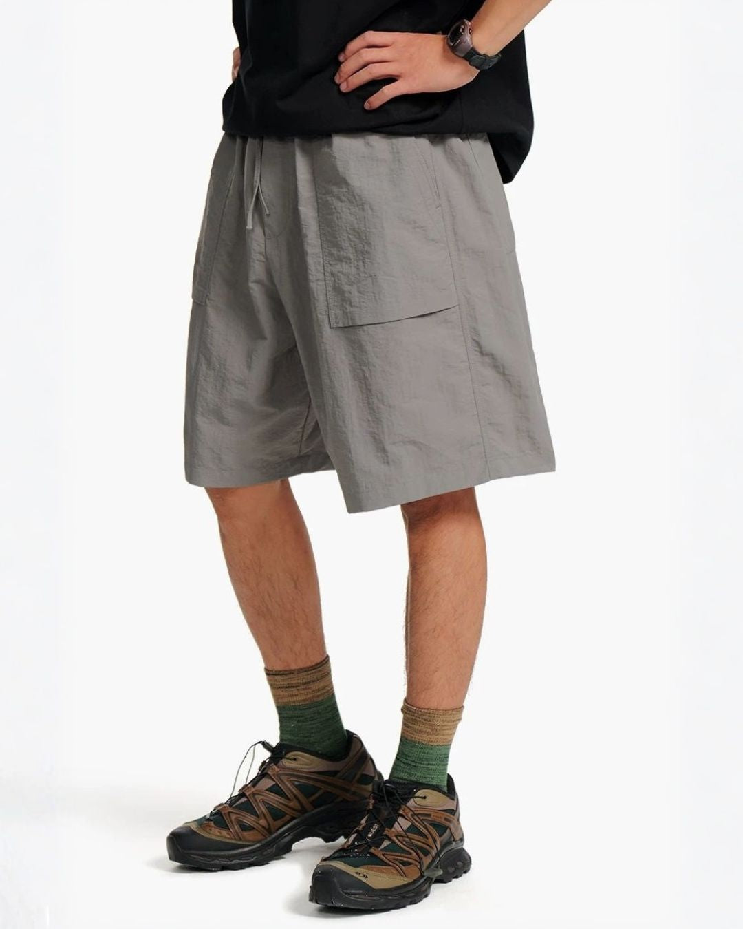 Nylon Tech Cargo Shorts　SP078