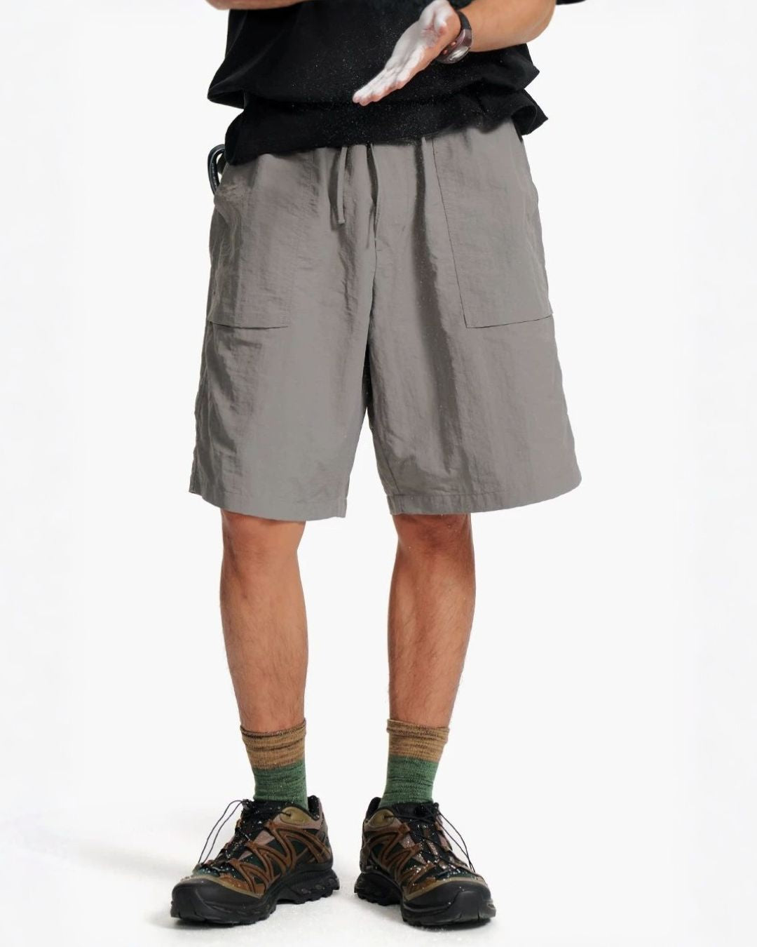 Nylon Tech Cargo Shorts　SP078