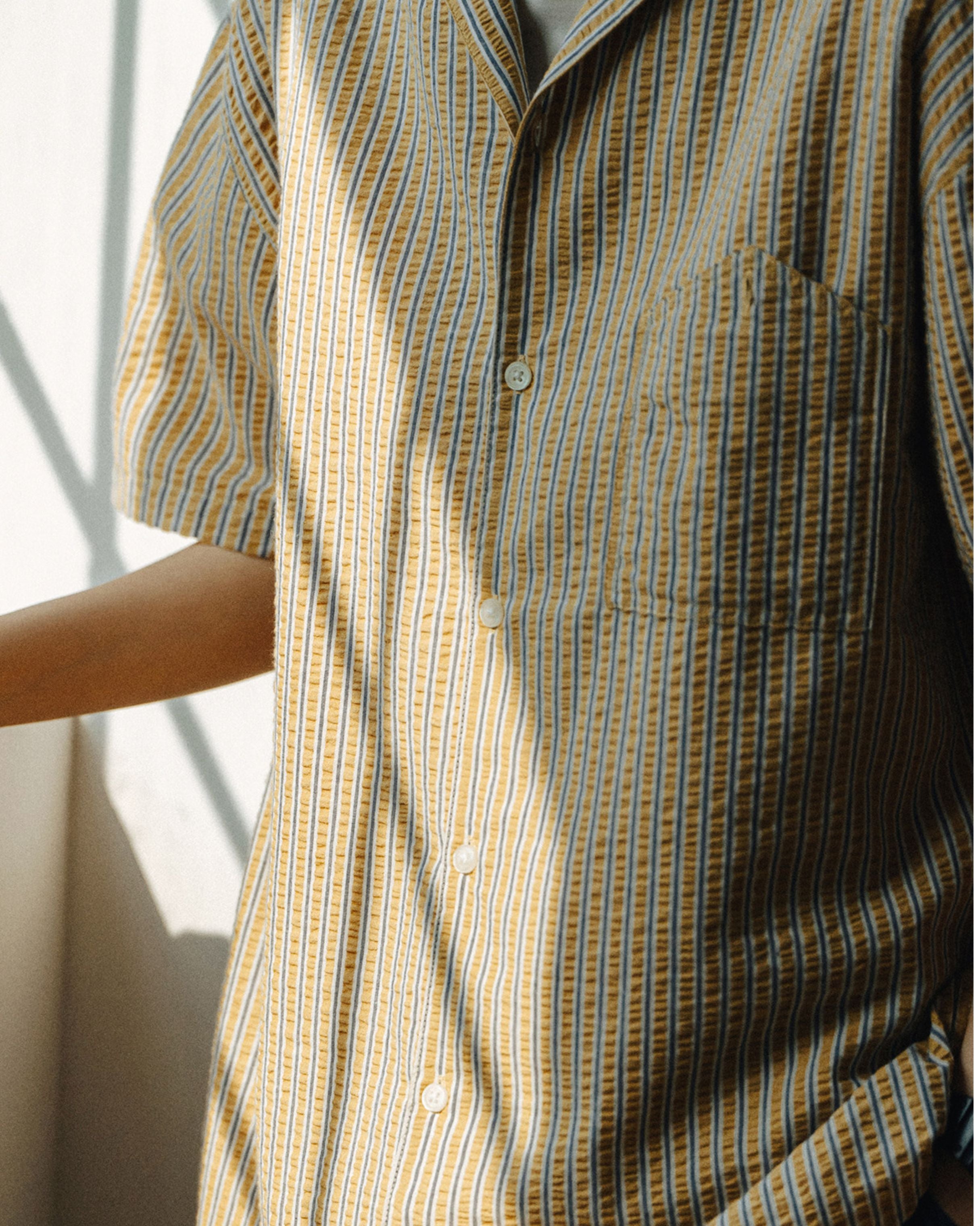 10日以内お届け】Open Collar Striped-Shirt SS025 – prips
