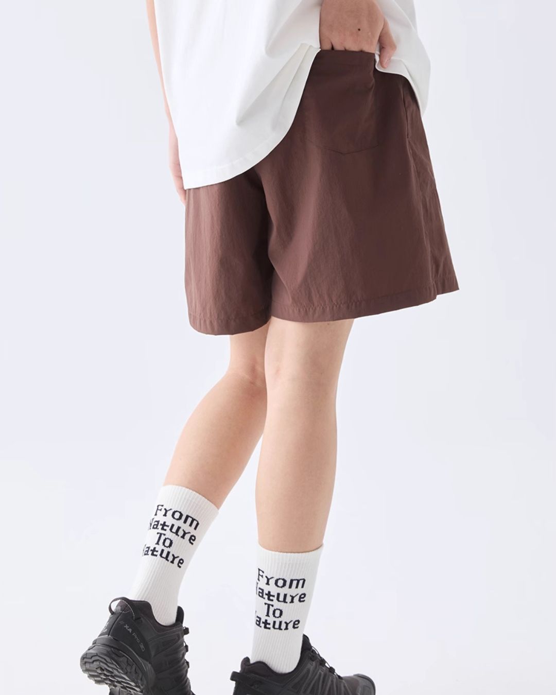 Nylon Solid Color Shorts　SP043