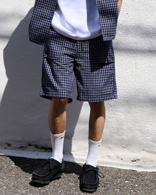 Seersucker Check Short Pants　SP068