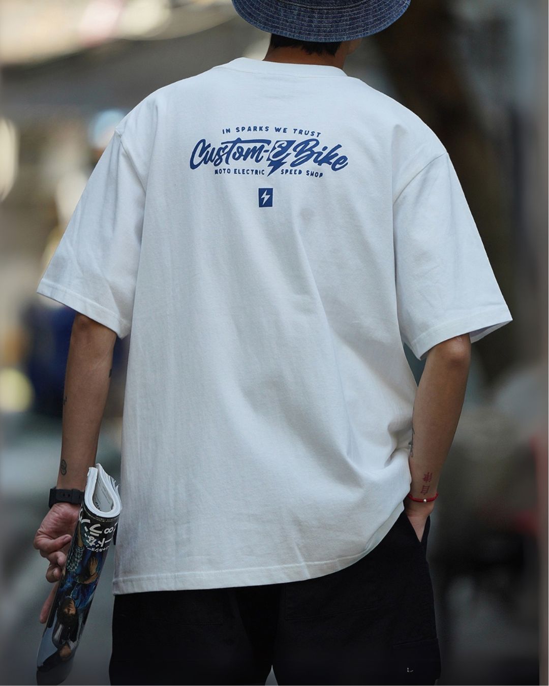 【セール】Back Logo T-shirt　ST068