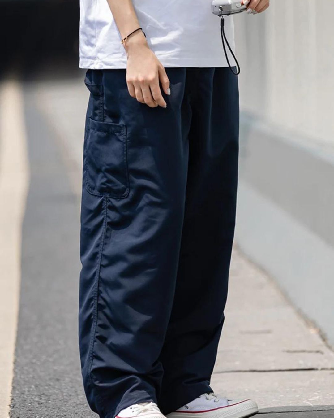 Wide Cargo Pants Navy CP008 – prips