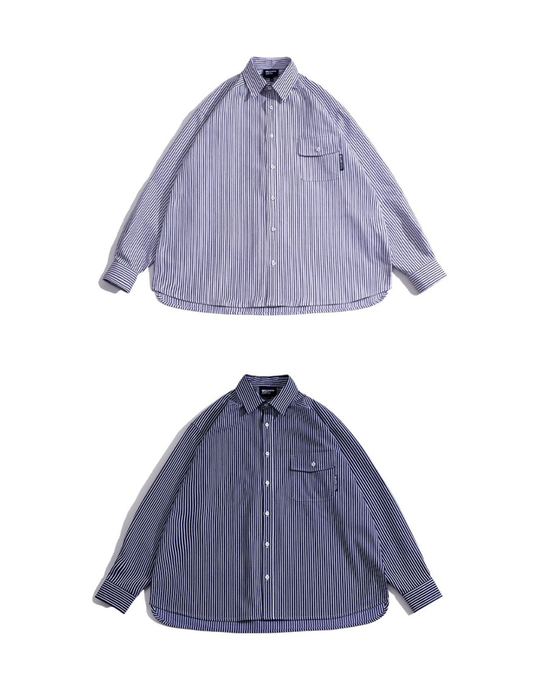 Relaxed Striped Shirt　LS035