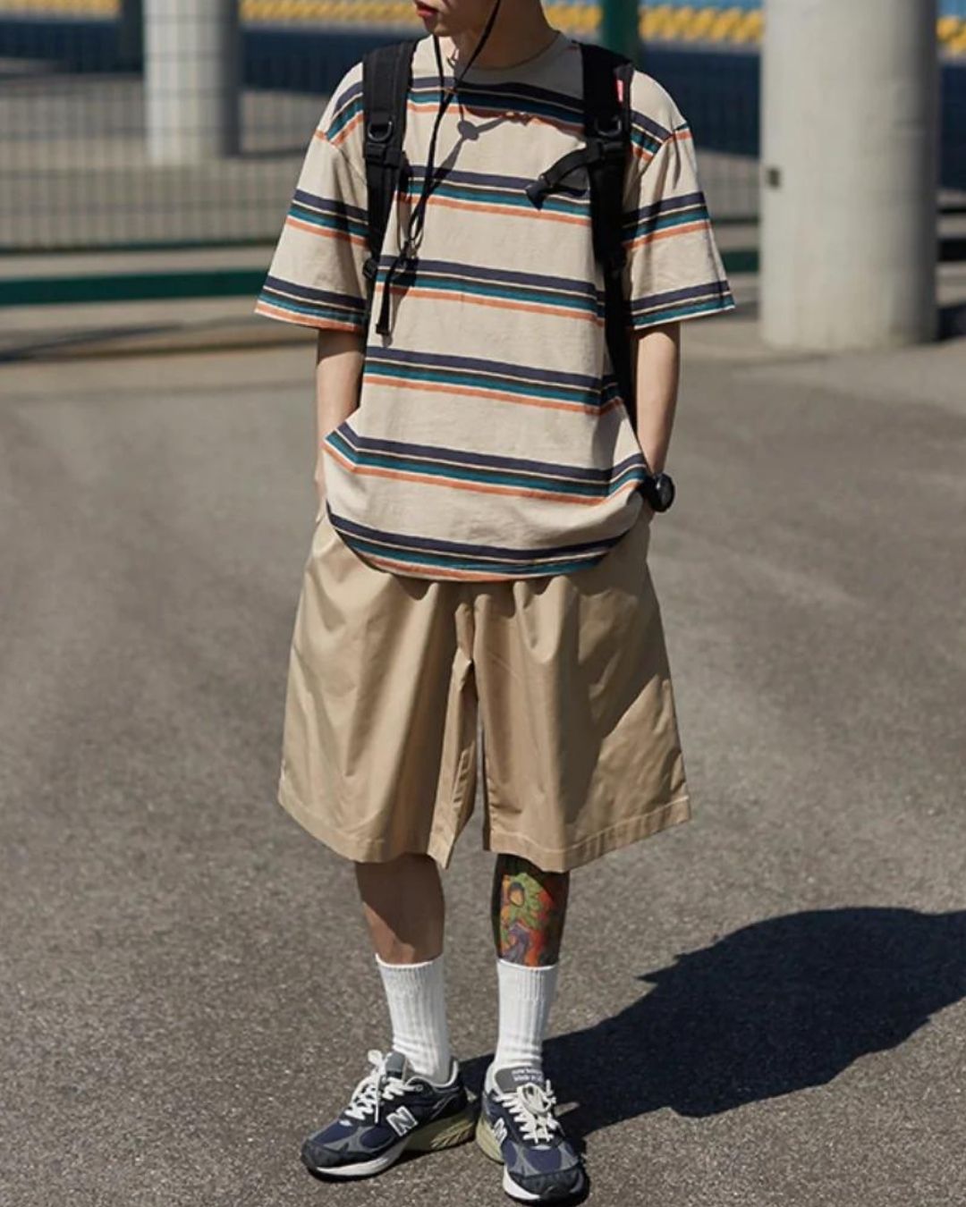 City Boy Loose Half Pants　SP001