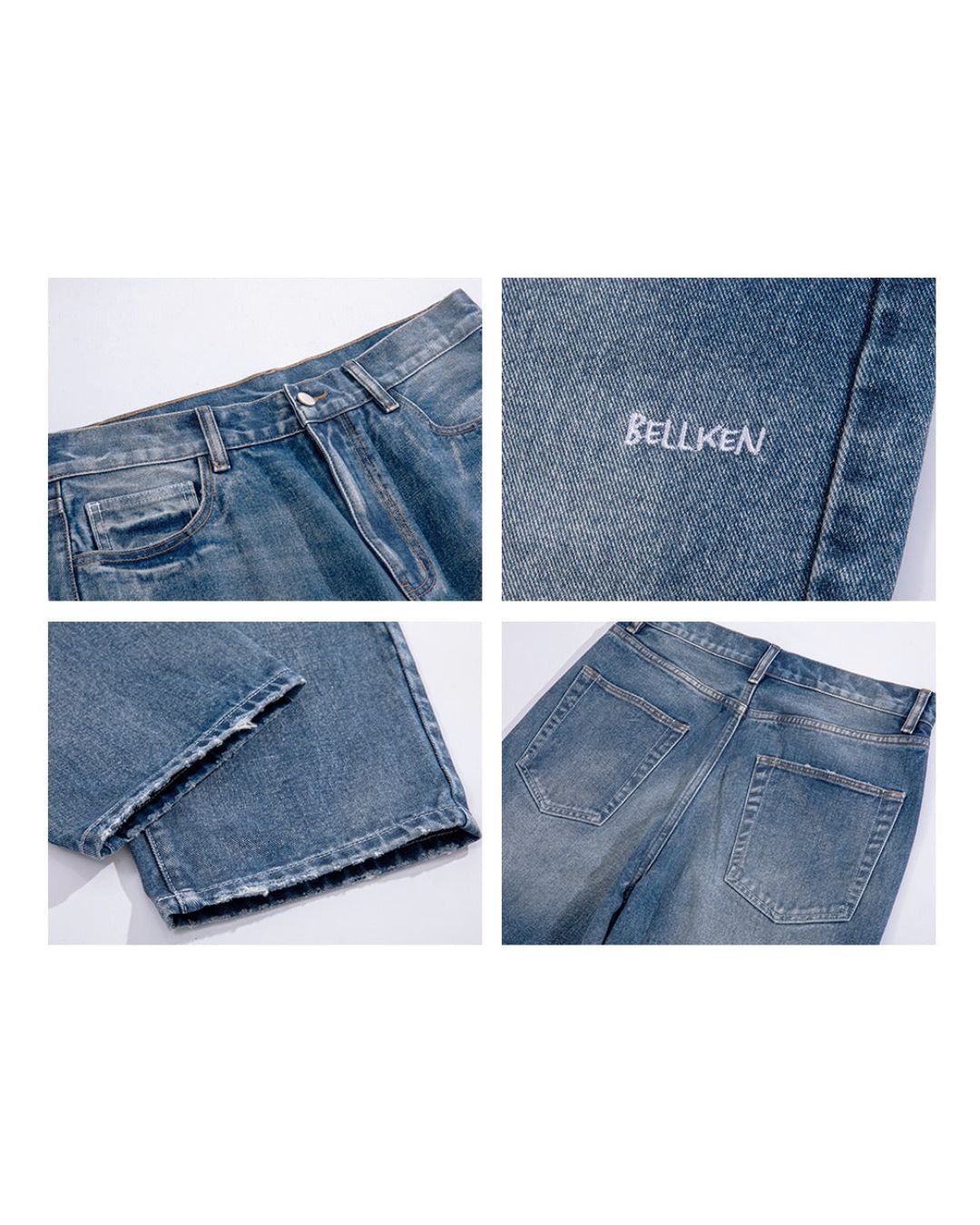 Washed Damage Denim　DP011