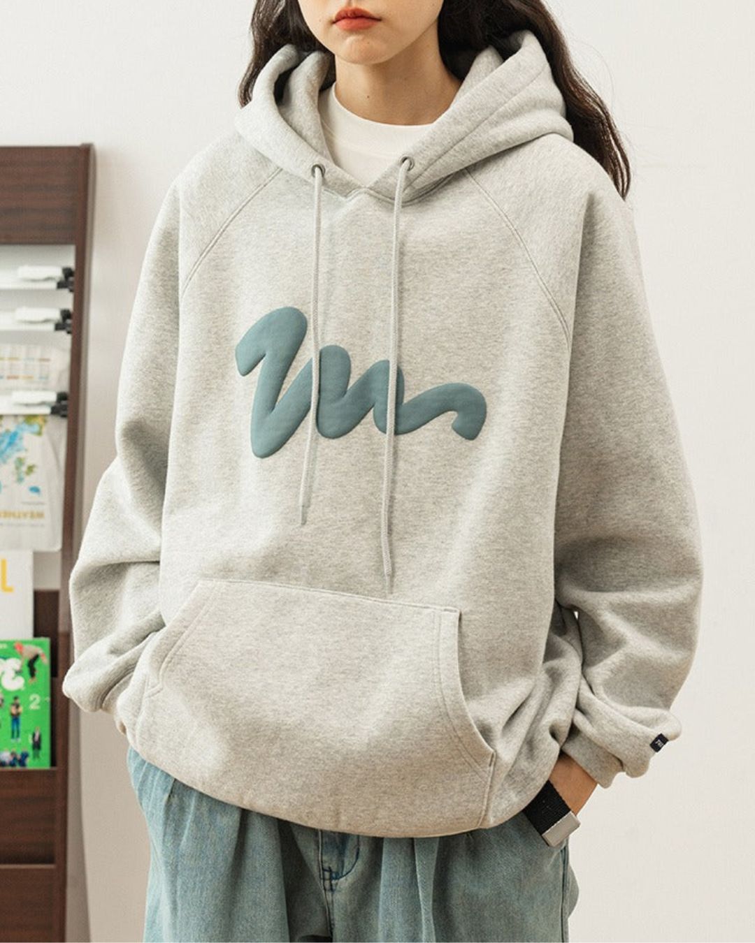 Painted Logo Hoodie　HD011