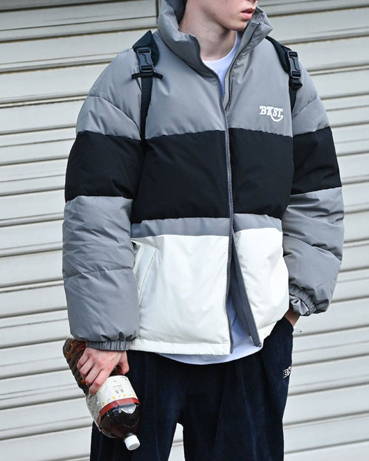 Contrast Padded Jacket　DW002