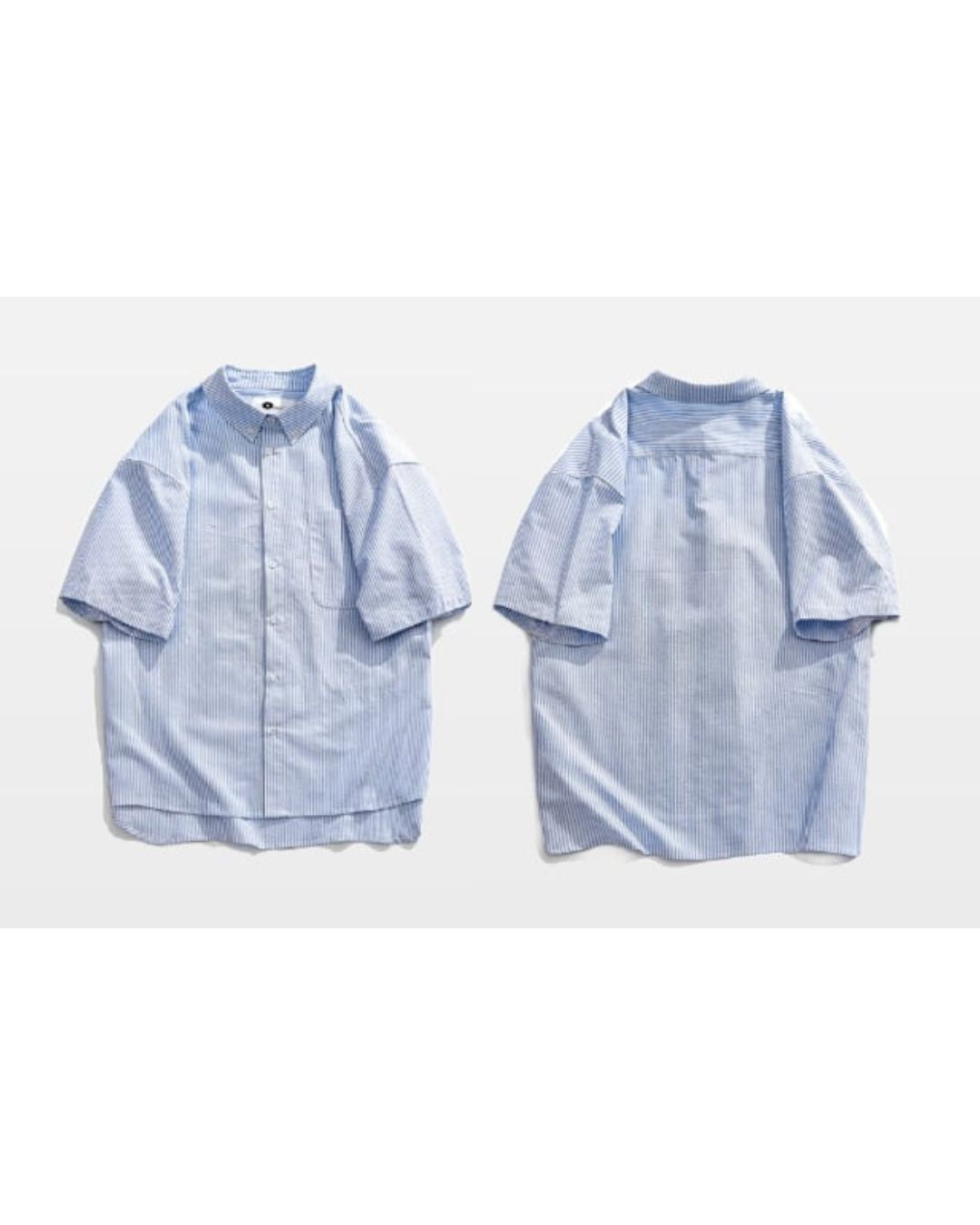 Summer Blue Stripe Shirt　SS014