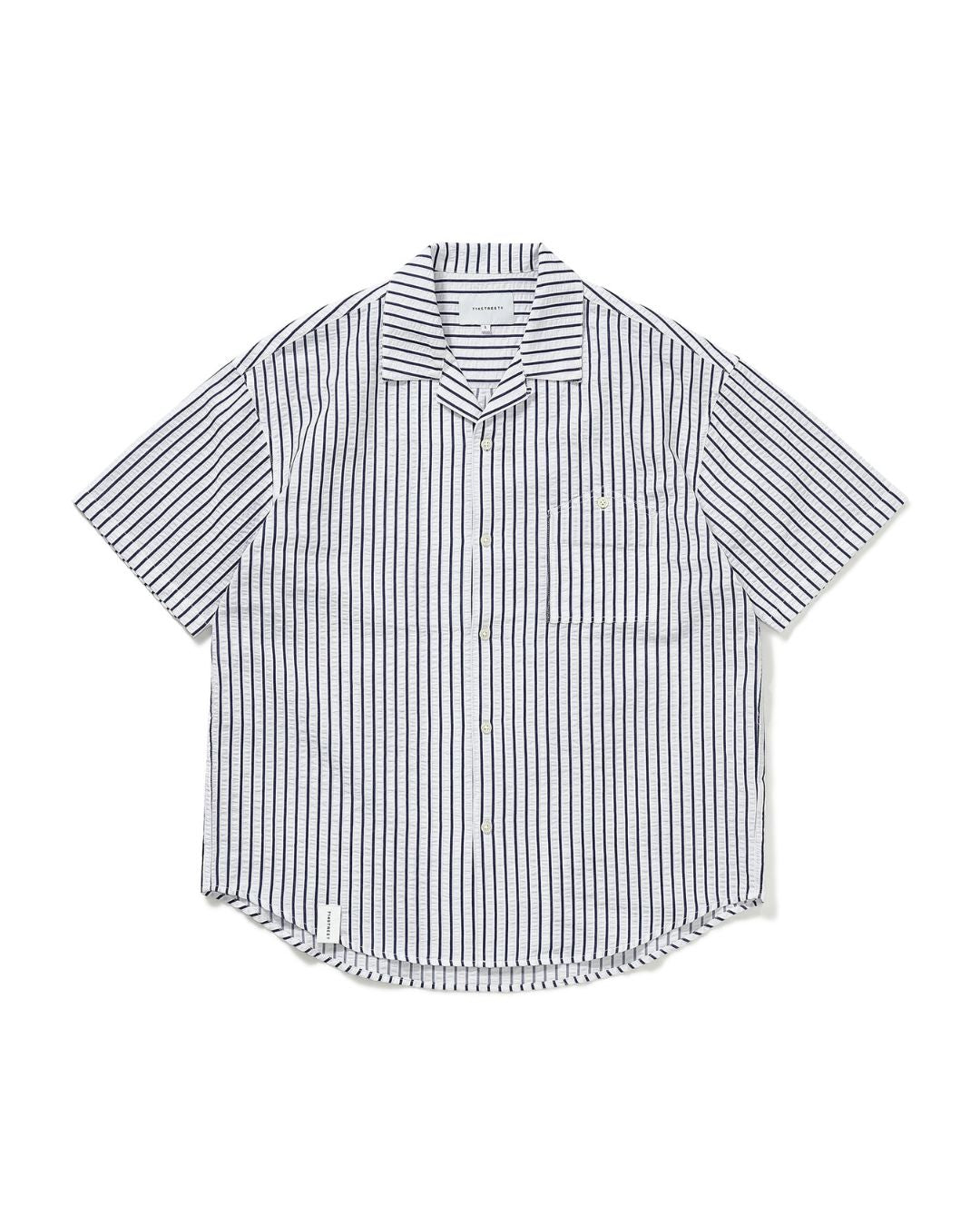 Open Collar Striped-Shirt　SS025