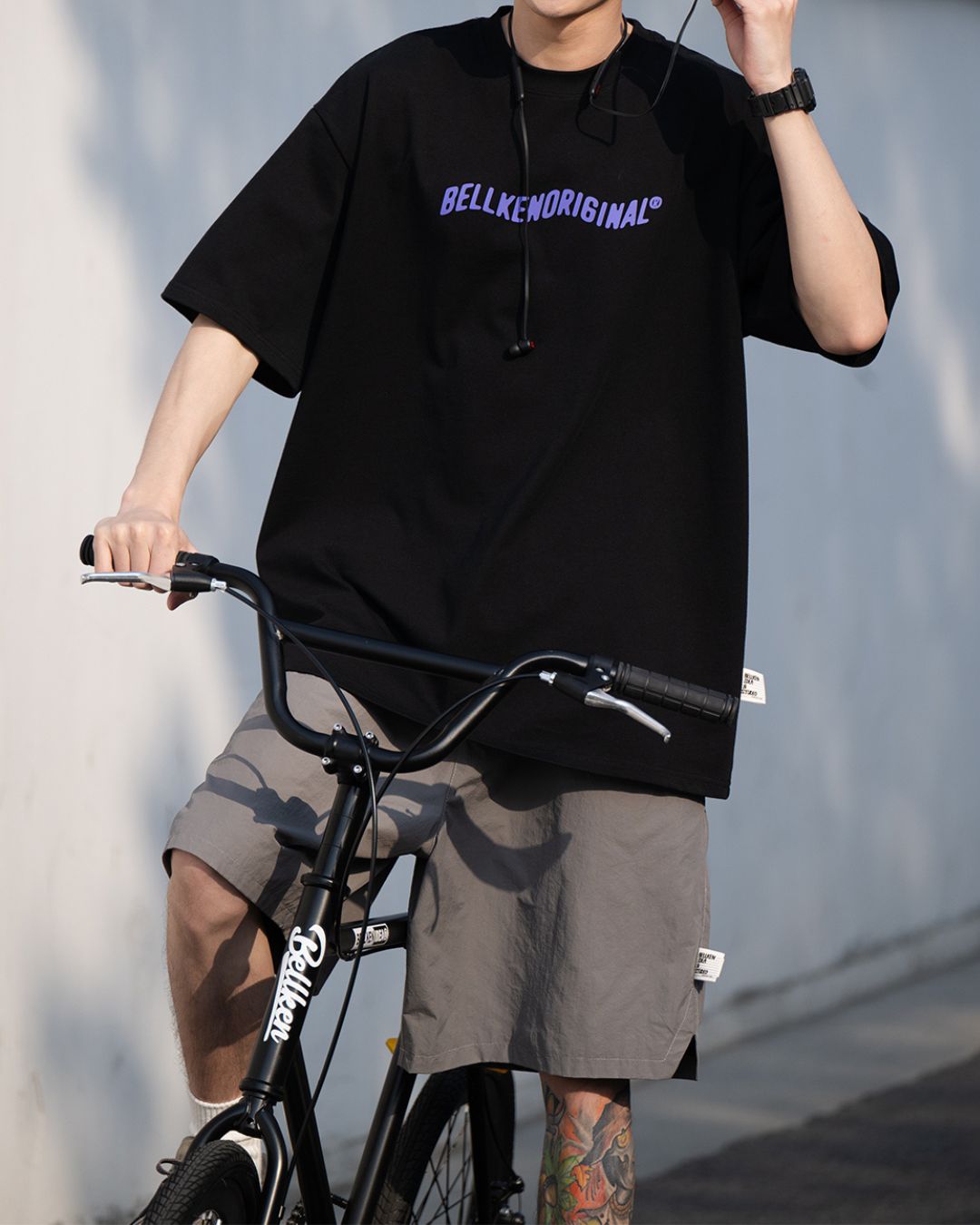 Relaxed Fit Logo T-shirt　ST024