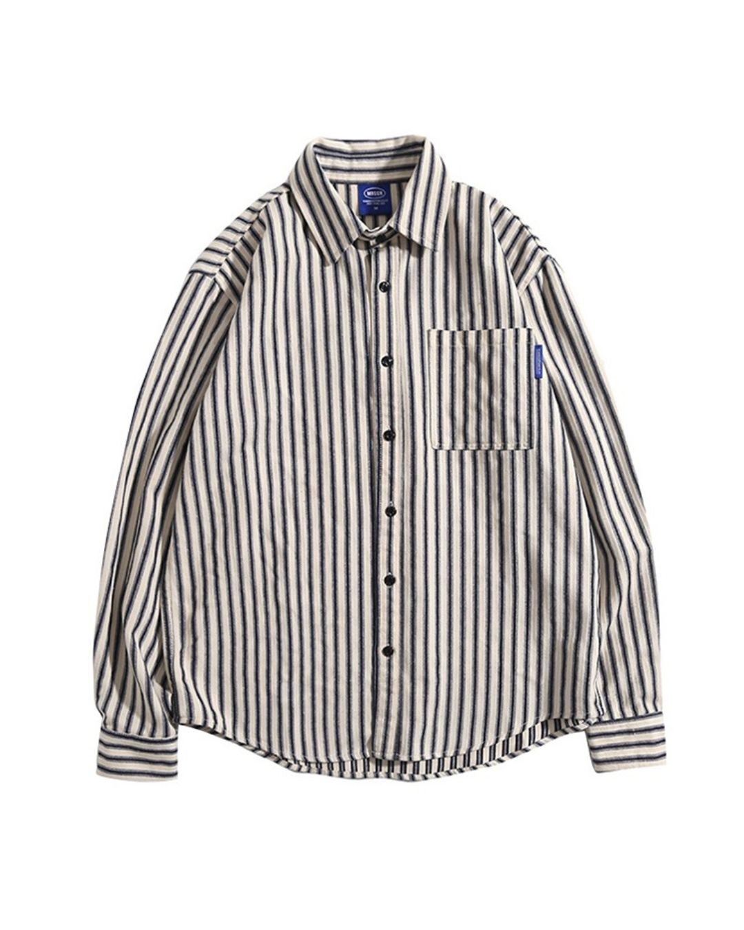 Stripe Loose shirt　LS001